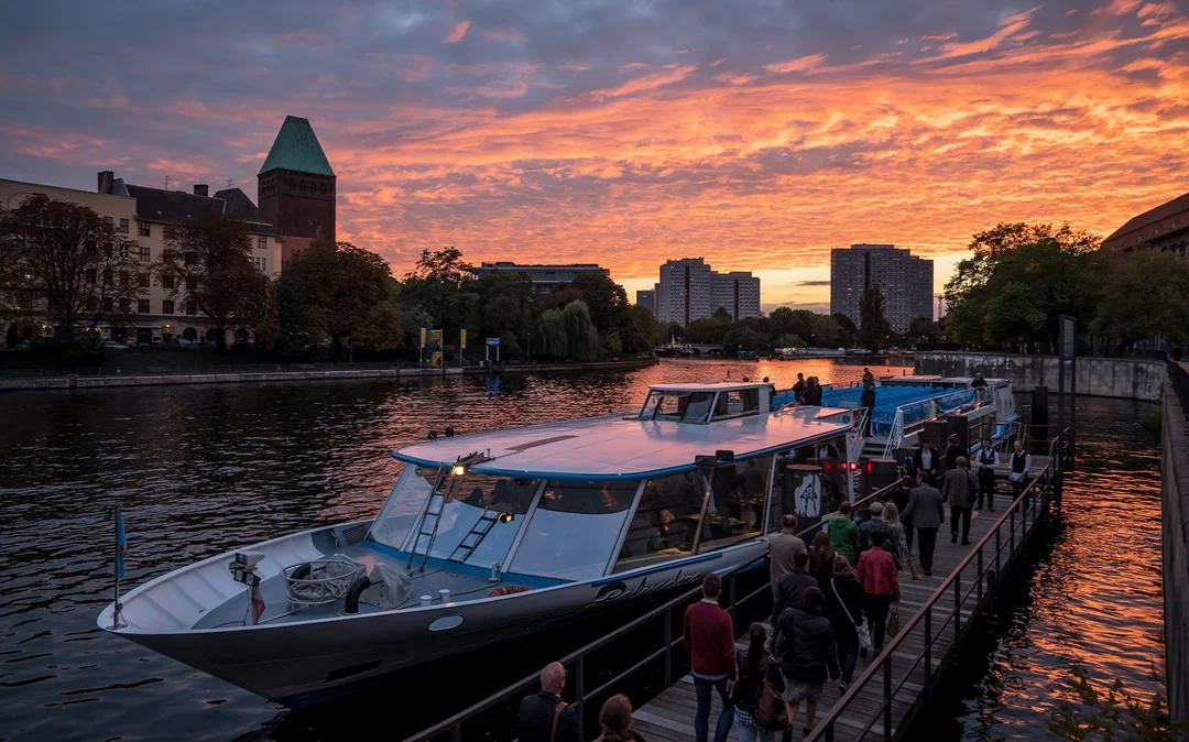 2.5-Hour City Boat Tour – Through the Center of Berlin to The West Harbor Image 3