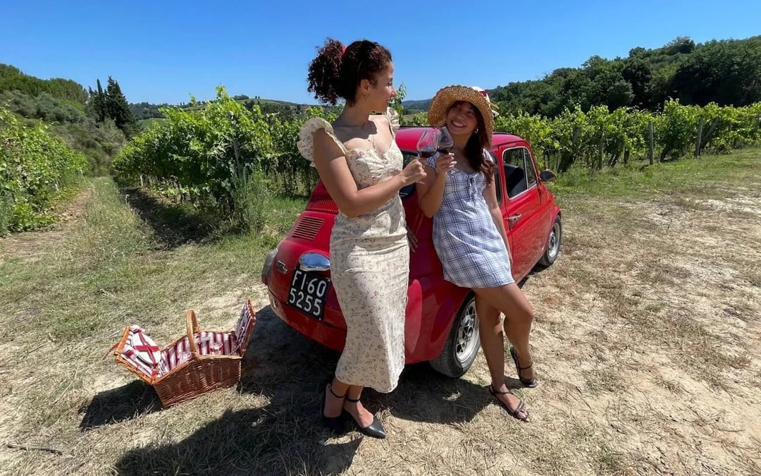 2h Vintage Fiat 500 Scenic Drive in Tuscany Image 6