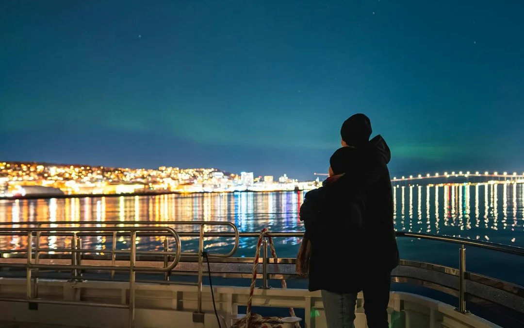 3-Hour Northern Lights Guided Tour on a Luxury Catamaran Image 3