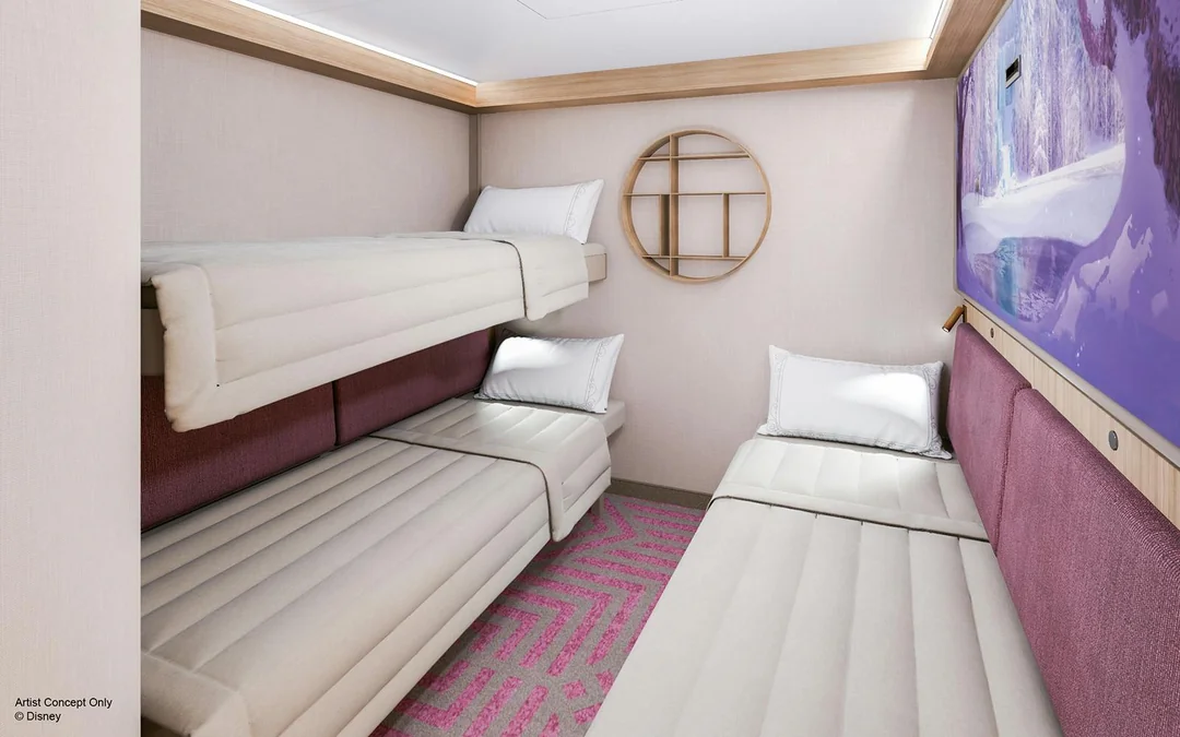 3 or 4-Night Disney Adventure Cruise: Inside Staterooms Image 4