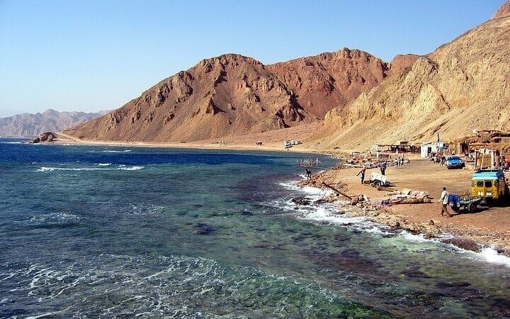 3 Pools Dahab Trip and Canyon By Bus & Camel Ride-Sharm El Sheikh Image 3