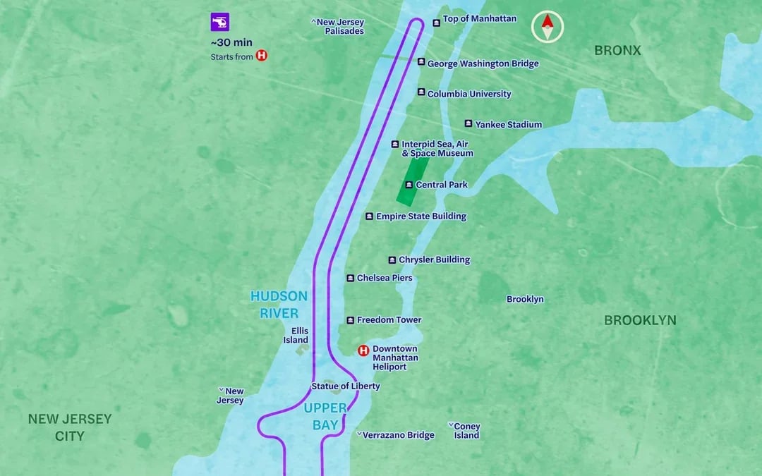 30-Min All-Inclusive NYC Helicopter Tour from Downtown Manhattan Image 2