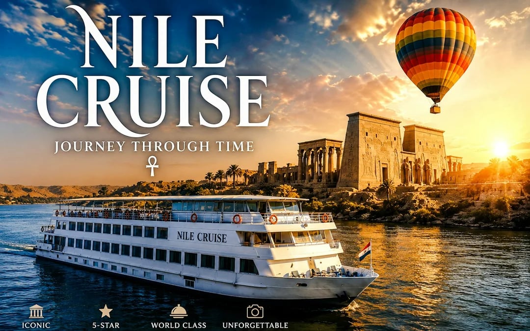 4-Day Nile Cruise from Aswan to Luxor with Abu Simbel and Luxor Hot Air Balloon Image 1