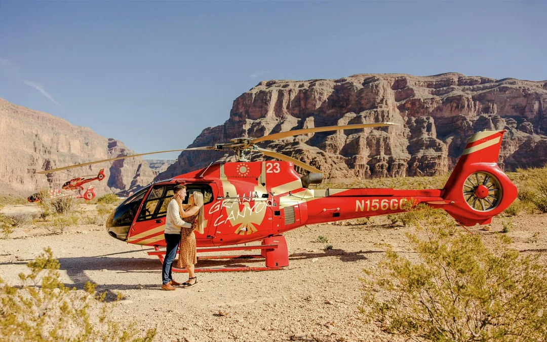 70-min Las Vegas to Grand Canyon West Airplane/ Helicopter Tour with Rim Landing Image 3