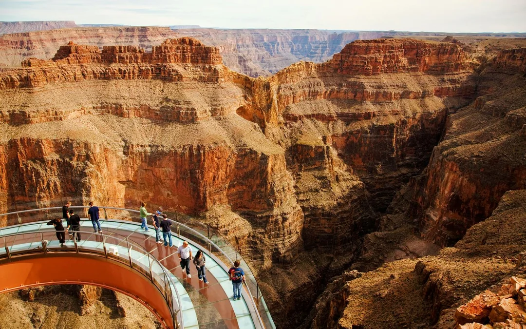 90-min Las Vegas to Grand Canyon West Helicopter Tour with Las Vegas Strip Views Image 4