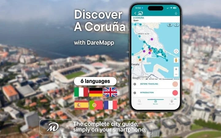 A Coruña Self-Guided Walking Tour via Mobile App Image 3