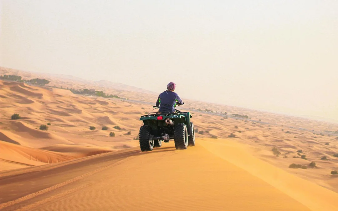 Abu Dhabi Desert Quad Bike Adventure with Bedouin Camp Activities & Transfers Image 3