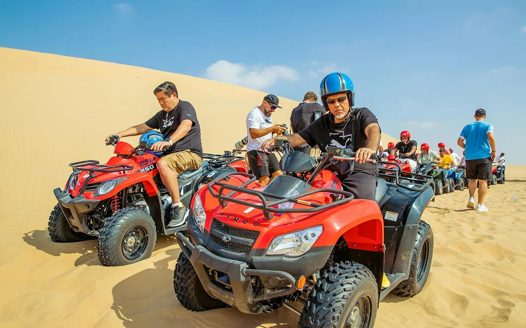 Abu Dhabi Desert Quad Bike Adventure with Bedouin Camp Activities & Transfers Image 4