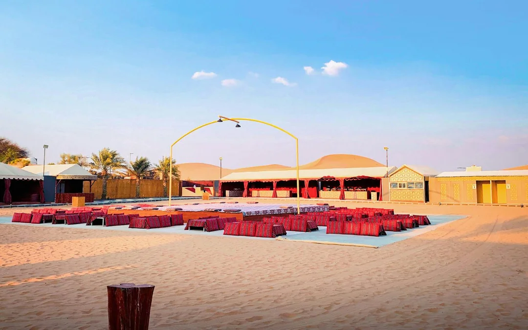 Abu Dhabi Evening Desert Safari with 4x4 Dune Bashing, Camel Ride, & BBQ Dinner Image 12