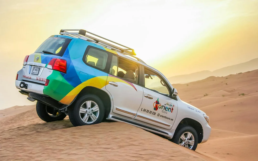 Abu Dhabi Sunrise Desert Safari with 4x4 Dune Bashing & Sandboarding Image 7