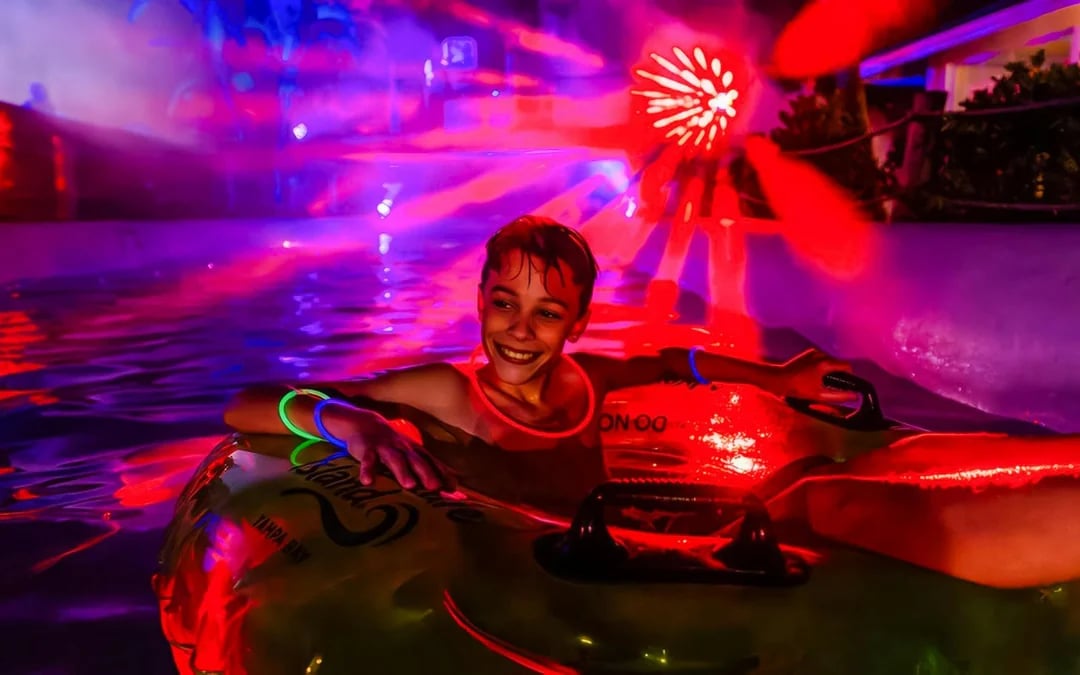 Adventure Island Tampa Bay: AquaGlow Single-Night Ticket Image 2