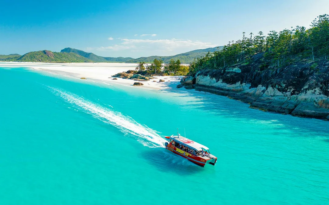 Airlie Beach: Whitehaven Beach Snorkel Cruise with Hill Inlet Tour and Buffet Lunch Image 4