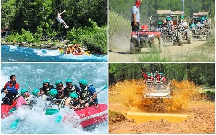 Alanya Super Combo 4-in-1: Rafting, Jeep Safari, Buggy & Zip Image 2