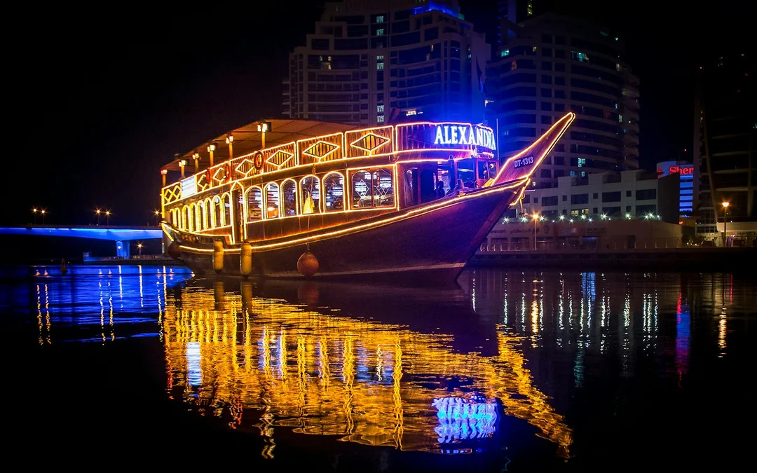 Alexandra VIP Dhow Marina Cruise with Dinner and Entertainment Image 1