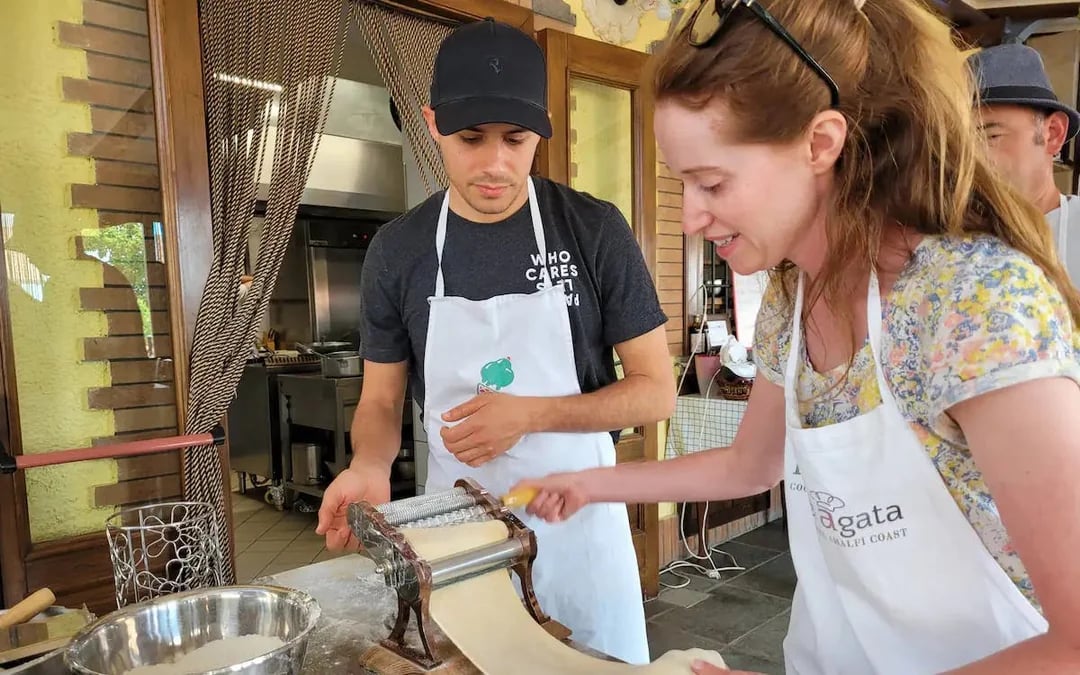 Amalfi Coast Cooking Class: Pasta, Mozzarella, and Tiramisù Making at Farmhouse with Lunch and Local Wine Image 1