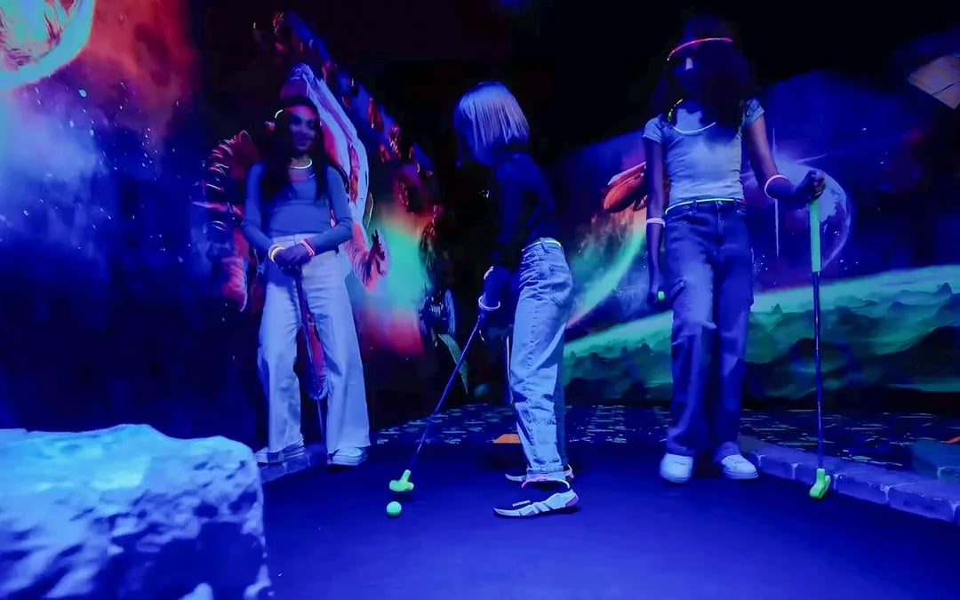 American Dream: Blacklight Mini Golf Entry Tickets Image 3
