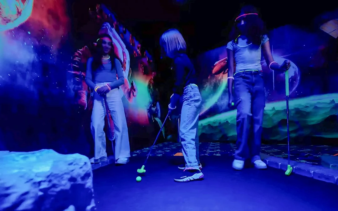 American Dream: Blacklight Mini Golf Entry Tickets Image 3