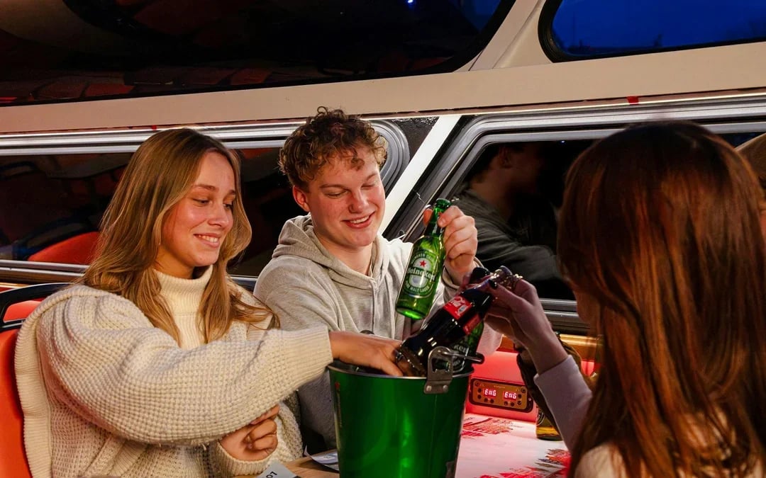 Amsterdam: 1-Hour LOVERS Evening Canal Cruise with Drinks Image 2