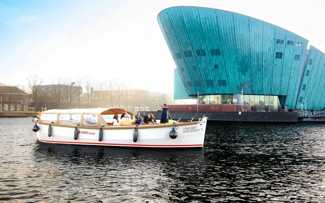 Amsterdam: 1-Hour Luxury Open Boat Cruise with Optional Unlimited Drinks Image 6