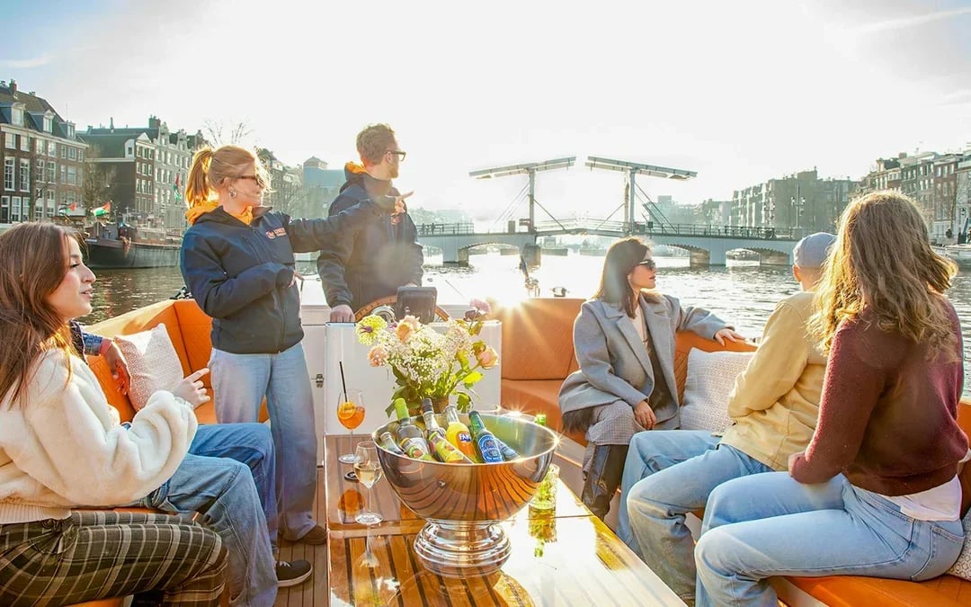 Amsterdam: 1-Hour Luxury Open Boat Cruise with Optional Unlimited Drinks Image 7