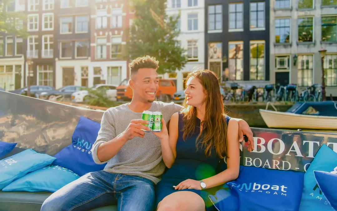 Amsterdam: 1-Hour Open Boat Canal Cruise with Onboard Bar Image 6