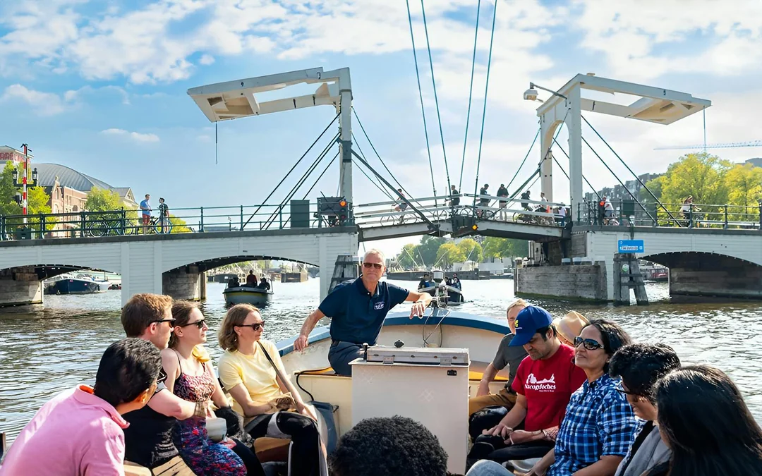 Amsterdam: 75-Minute Small Open Boat Canal Cruise Image 2