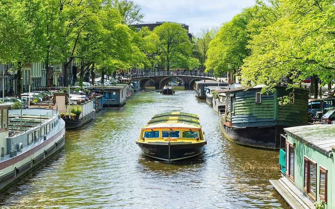 Amsterdam: Canal Cruise with Wine and Cheese Image 7