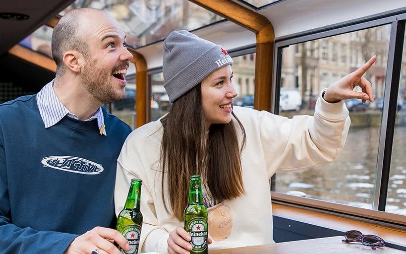 Amsterdam: Heineken Canal Cruise with Live Guide and 1 Drink Image 4