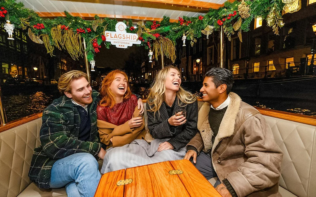 Amsterdam Light Festival: 75-min Luxury Cruise with Optional Unlimited Drinks & Snacks Image 2
