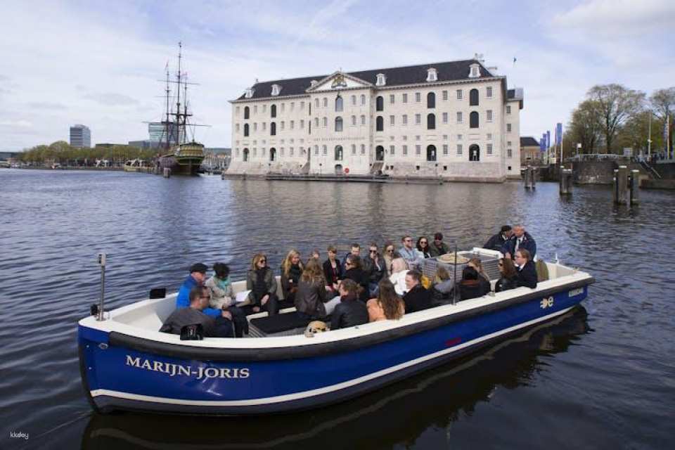 Amsterdam open boat canal cruise