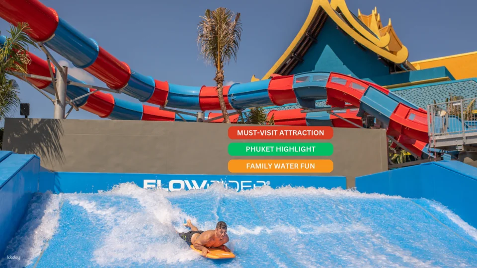 Andamanda Water Park Admission Ticket | Thailand