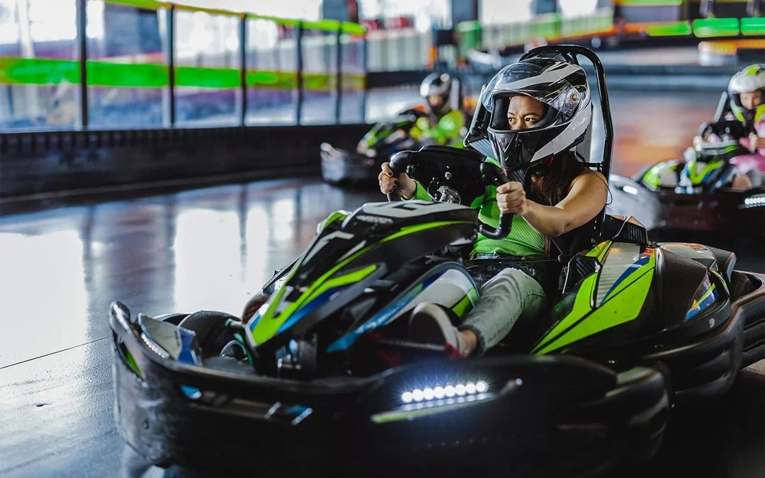Andretti Indoor Karting Orlando: Kart Race + Game Card Bundle Image 1