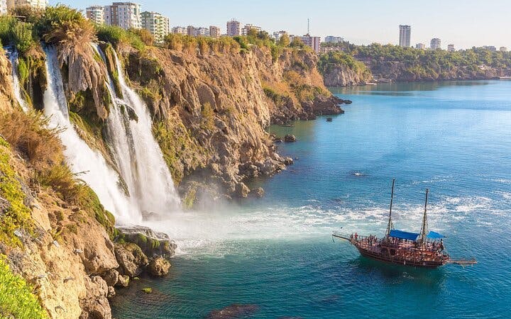Antalya City Tour with Cable Car, Boat Cruise & Waterfalls Image 1