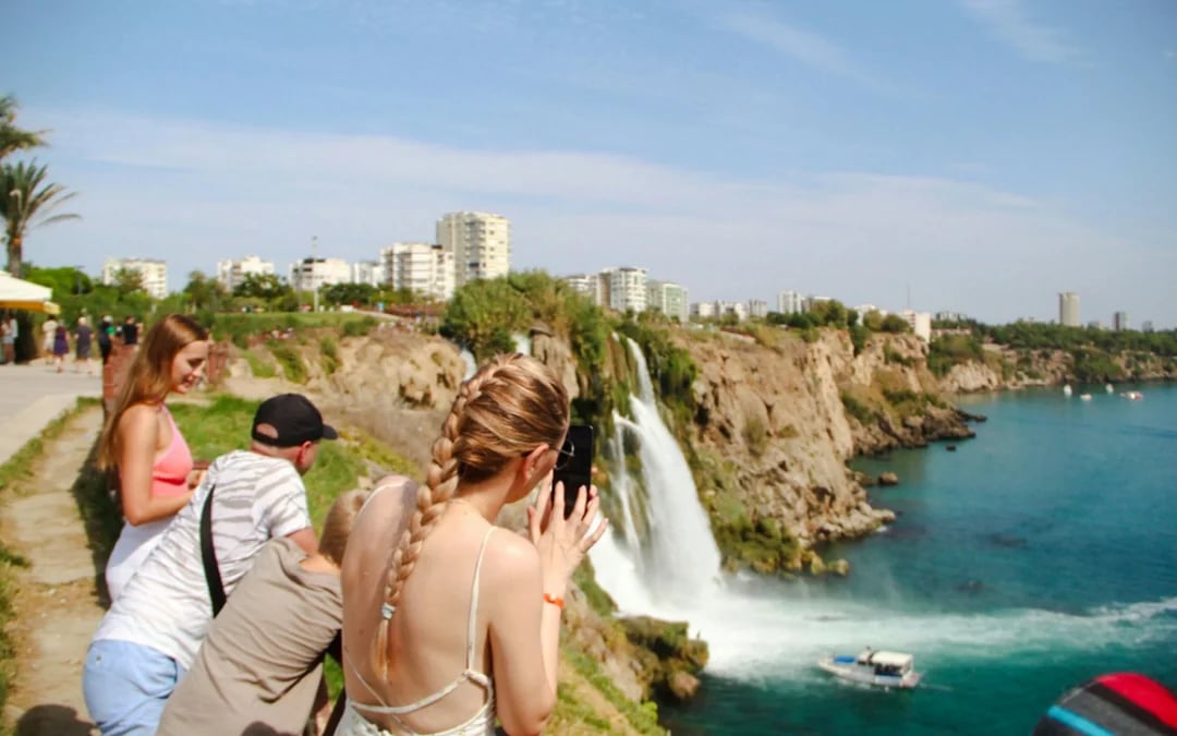 Antalya: Lara Beach & Duden Waterfalls Boat Trip with Lunch & Soft Drinks Image 2