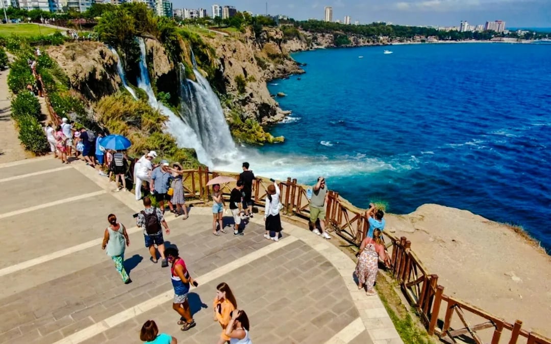 Antalya: Lara Beach & Duden Waterfalls Boat Trip with Lunch & Soft Drinks Image 3