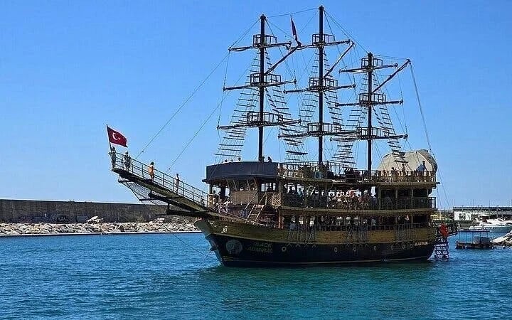 Antalya Pirate Boat Tour with Foam Party Soft Drinks & Transfer Image 4