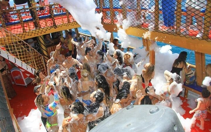 Antalya Pirate Boat Tour with Foam Party Soft Drinks & Transfer Image 5