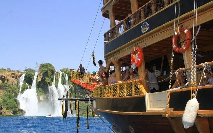 Antalya Pirate Boat Tour with Foam Party Soft Drinks & Transfer Image 7