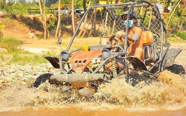Antalya Super Combo 4-in-1: Rafting, Jeep Safari, Buggy & Zipline Image 1