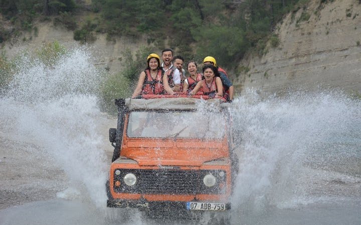 Antalya Super Combo 4-in-1: Rafting, Jeep Safari, Buggy & Zipline Image 3