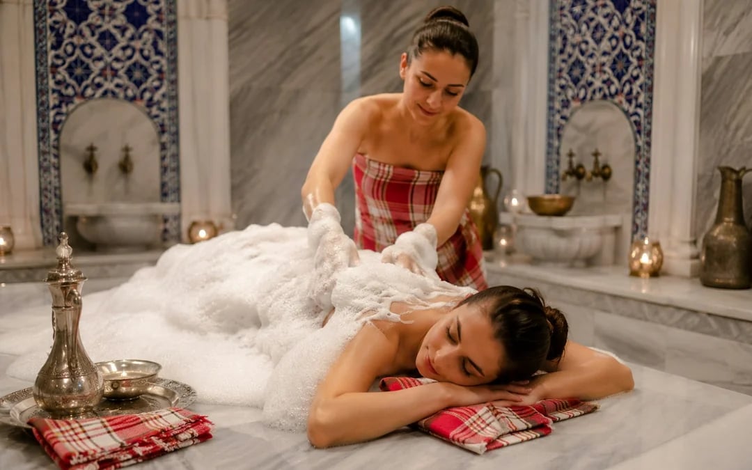 Antalya Turkish Bath with Scrub and Foam Massage Image 6