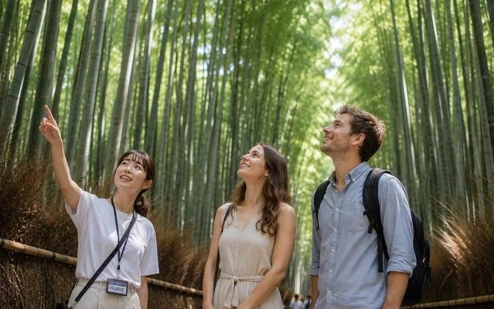Arashiyama Bamboo Forest, Temple, and Bridge Private Early Morning Tour in Kyoto Image 2