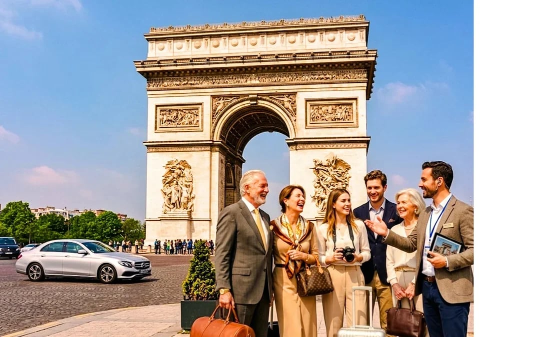 Arc de Triomphe Skip-the-Line Guided Tour with Rooftop Access & Macaron Tasting Image 1