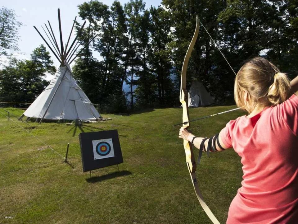Archery with overnight stay in the tipi village