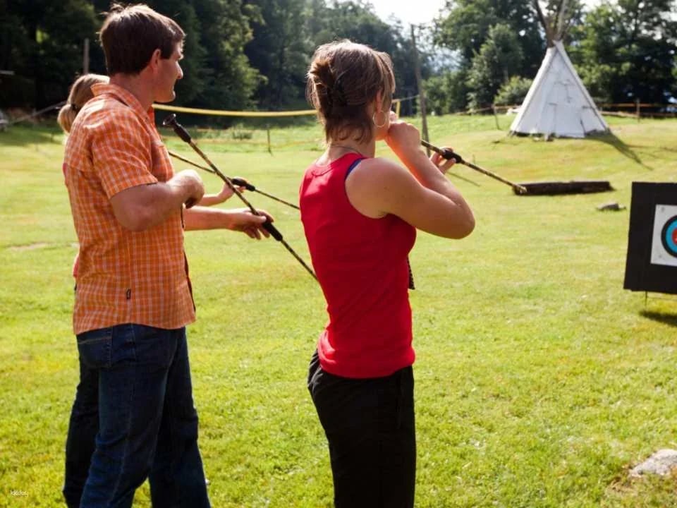 Archery with overnight stay in the tipi village