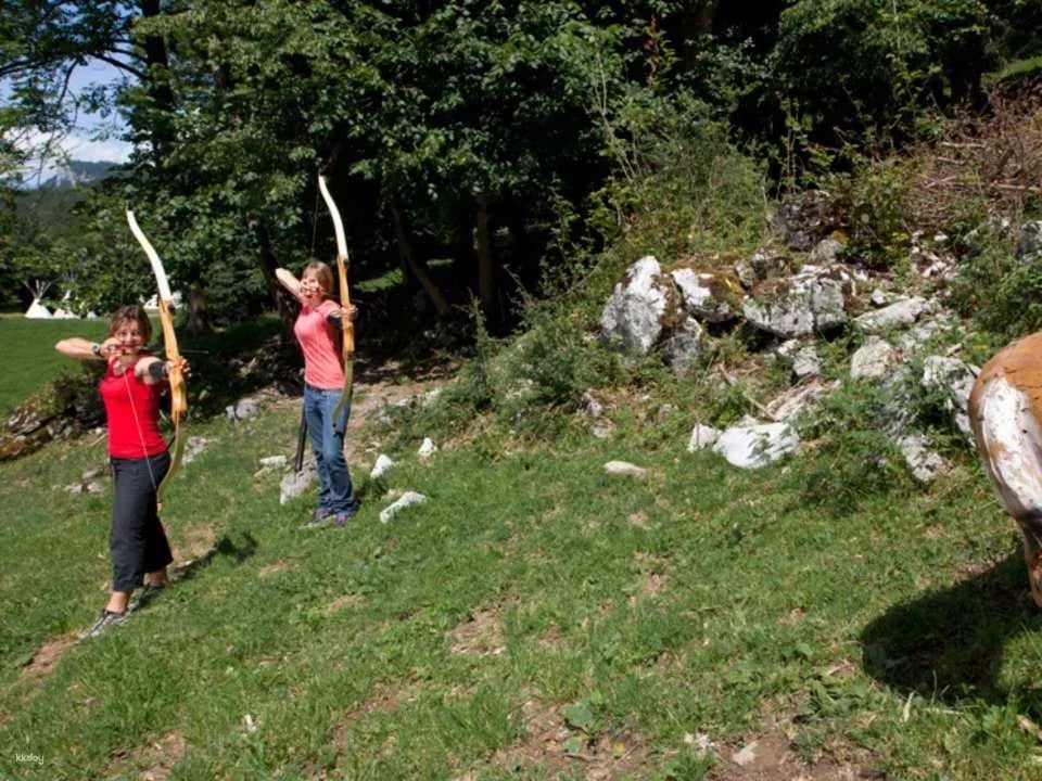 Archery with overnight stay in the tipi village