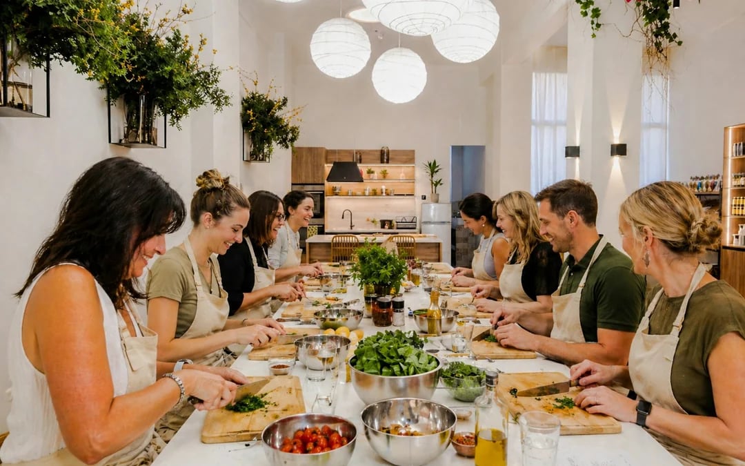 Athens Greek Cooking Class with Wine Image 5