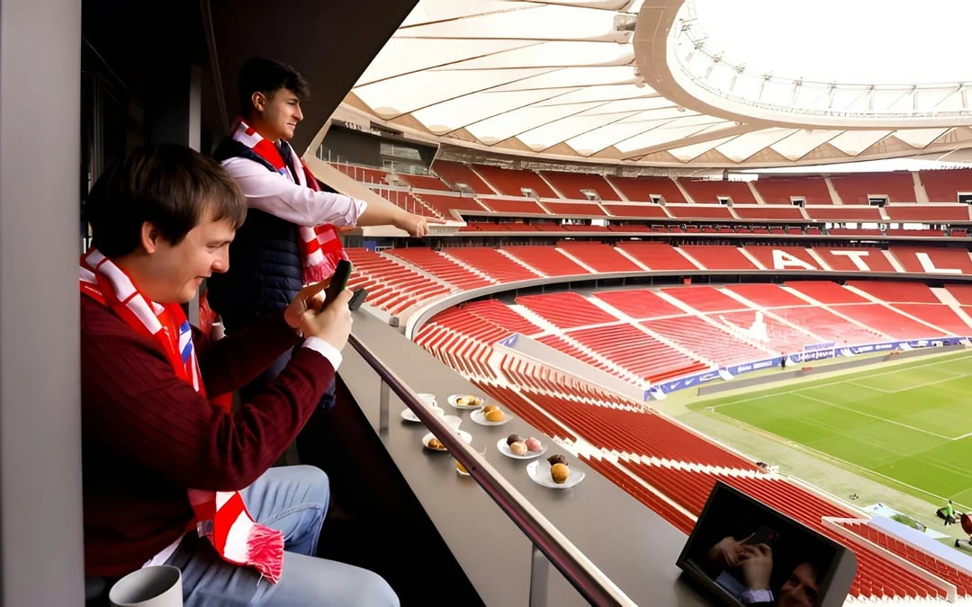 Atlético de Madrid Stadium & Museum Premium Tour with Breakfast in Simeone's Private Box Image 4