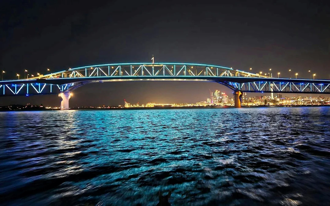 Auckland Night Lights Harbour cruise with Grazing Table & Drink Image 2