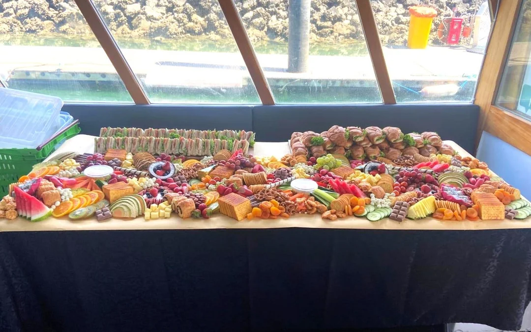Auckland Night Lights Harbour cruise with Grazing Table & Drink Image 6